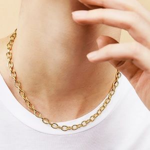 Mejuri Drawn Cable Chain Necklace